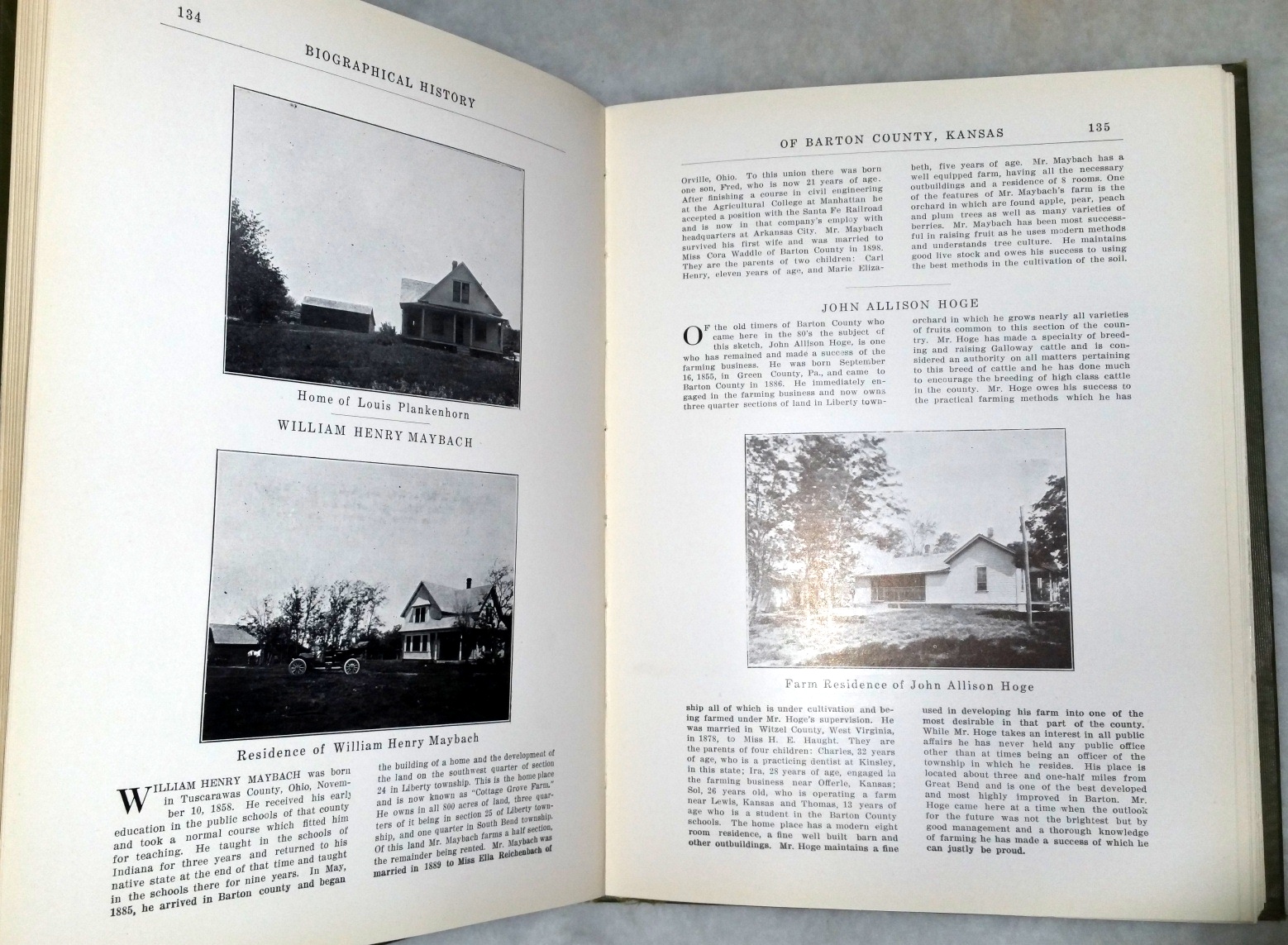 Biographical History of Barton County, Kansas