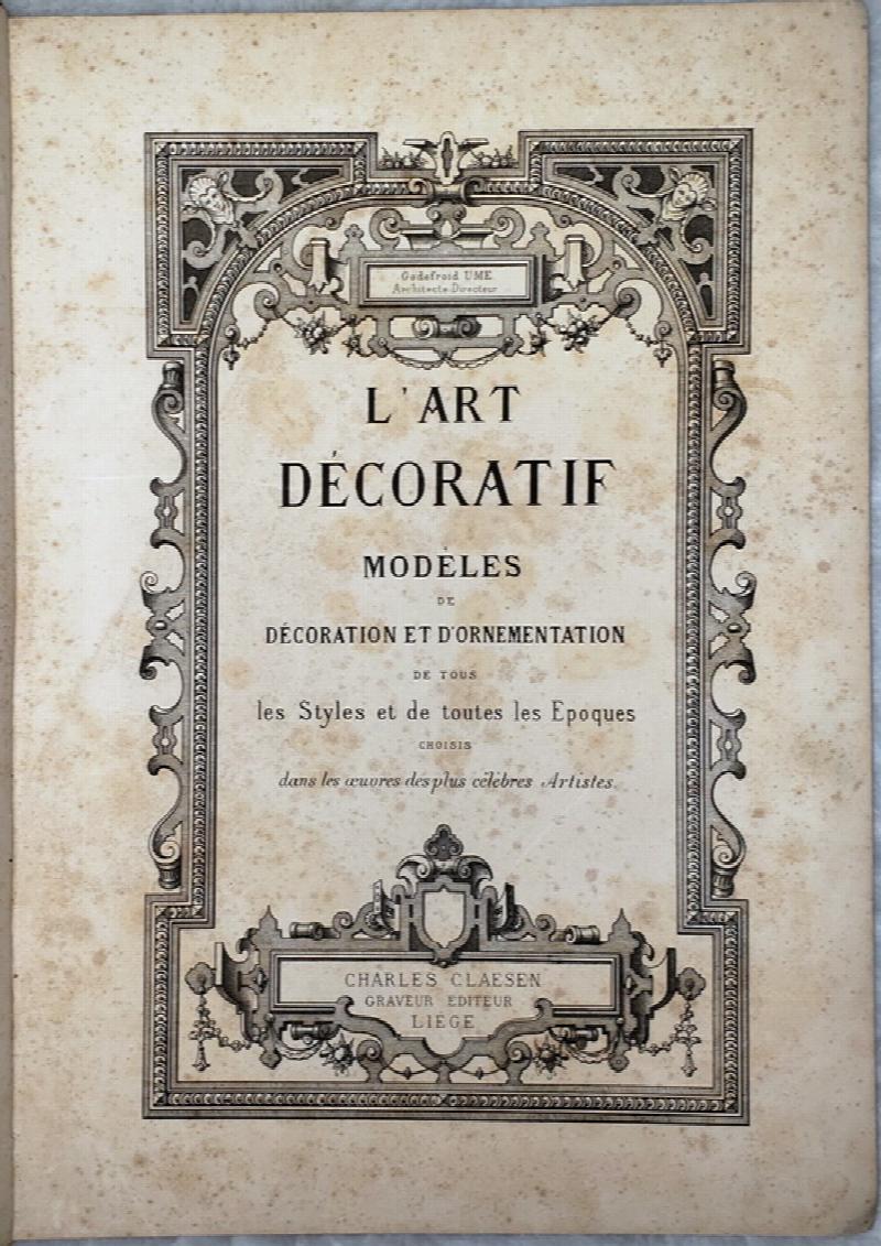 L'Art Decoratif Modeles De Decoration et D'Ornementation De Tous Les ...